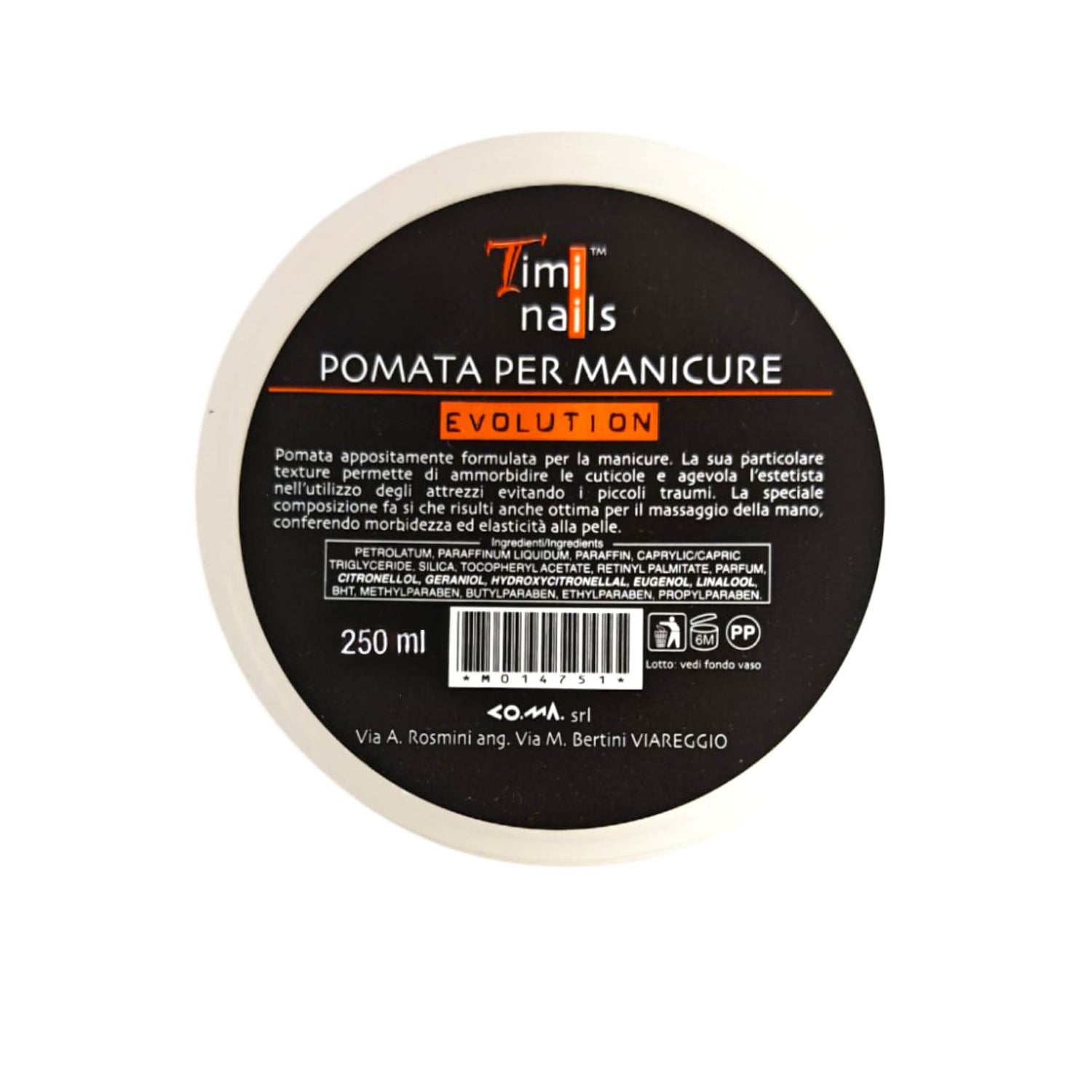 Timi Beauty Pomata Crema Manicure - Pedicure 250 ml