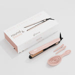 Piastra per Capelli Round e Sleek Rose Peach Luxury Box