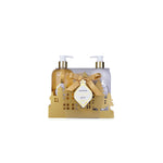 Set Bagno Winter Magic spugna gel doccia crema corpo 500 ml porta sapone