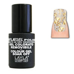 LaylaGel Polish Gel Colorato nr 107 Pure Bronze Top Coat 10 ml