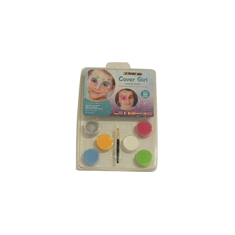 Set Profi Aqua Cover Girl 6 Colori+Pennello Eulenspiegel