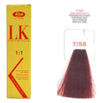 Tintura per Capelli LK Creamcolor 7/58 AA Anti Age Lisap 100ml