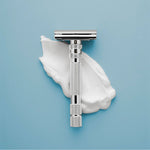 Rasoio di sicurezza T Model farfalla White Chrome RR T WC Rocwell