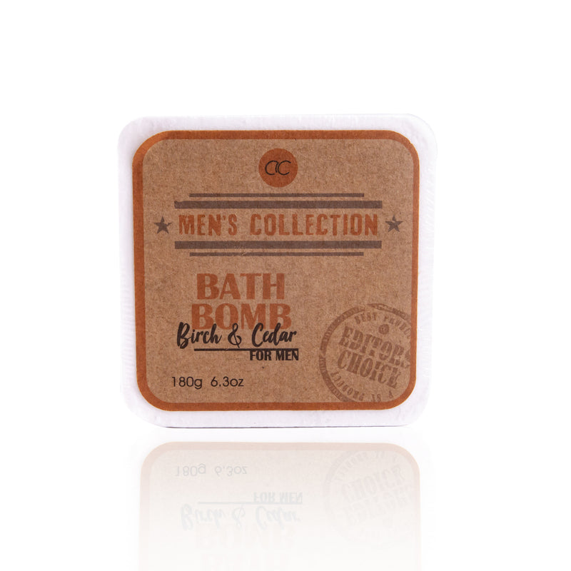 Bath Bomb Men's Collection Fragranza Cedro e Betulla 180 gr