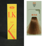 Tintura per Capelli LK Creamcolor 8/34 Lisap 100 ml