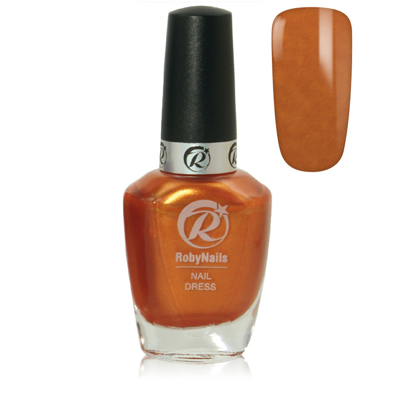 Smalto per Unghie Nail Dress Sparkling Orange 095 10 ml Roby