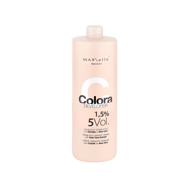 Colora Developer Ossidante in Crema 1.5 % 5 Vol. Maxxelle 1000 ml