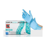 Guanti in Nitrile Blu senza Polvere Media CPM 100 Pz