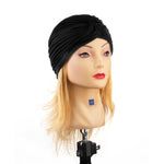Turbante Nero Cotone/ Poliestere