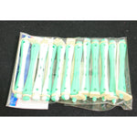 Bigodi permanente bicolore bianco/verde corto conf. 12 pz 4500329