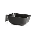 Ciotola Colore Square Bowl Nera con gomma antiscivolo