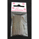 Forcine Invisibili Rosy Biondo 5,5 cm art. 378 conf. 40 pz