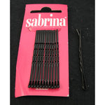 Molletta Sabrina lunga nera display 12 pz