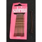 Molletta Sabrina lunga castana display 12 pz