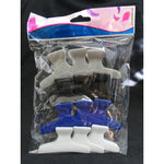 Pinza piega plastica colorata conf. 12 pz