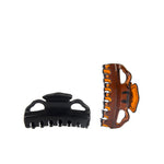 Pinza per Capelli Grande Nera / Tartaruga Y919