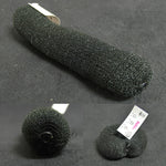 Ripieno per acconciatura corto nero 18 cm 100964