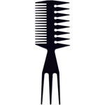 Pettine 3 Way Nero Styling denti larghi 3 usi