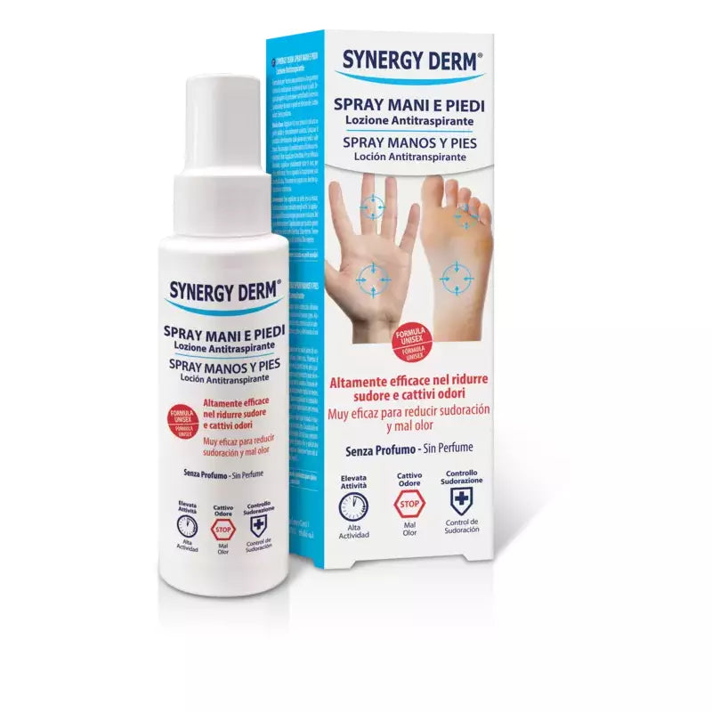 Spray Mani e Piedi per Iperidrosi Sinergy 100 ml