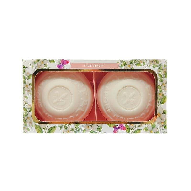 Confezione Regalo 2 Saponette Sapone Neutro Floreal profumo Gelsomino