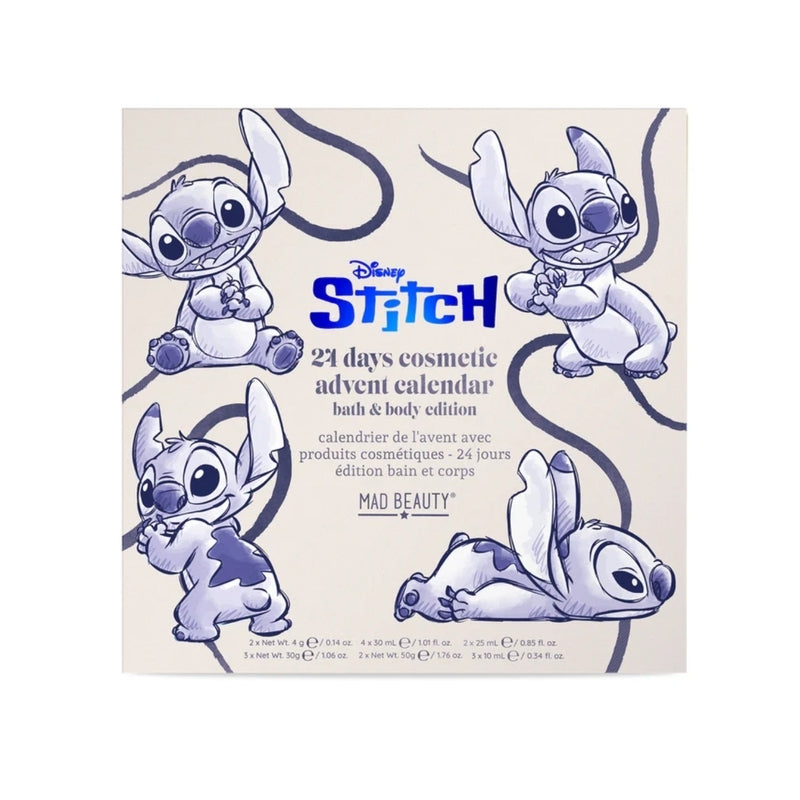 Calendario Avvento Stitch Disney 24giorni prodotti cosmetici bagno corpo