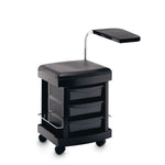 Sgabello con ruote Mani Master art 109 nero