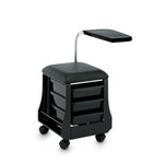 Sgabello con ruote Mini Mani art 110 nero