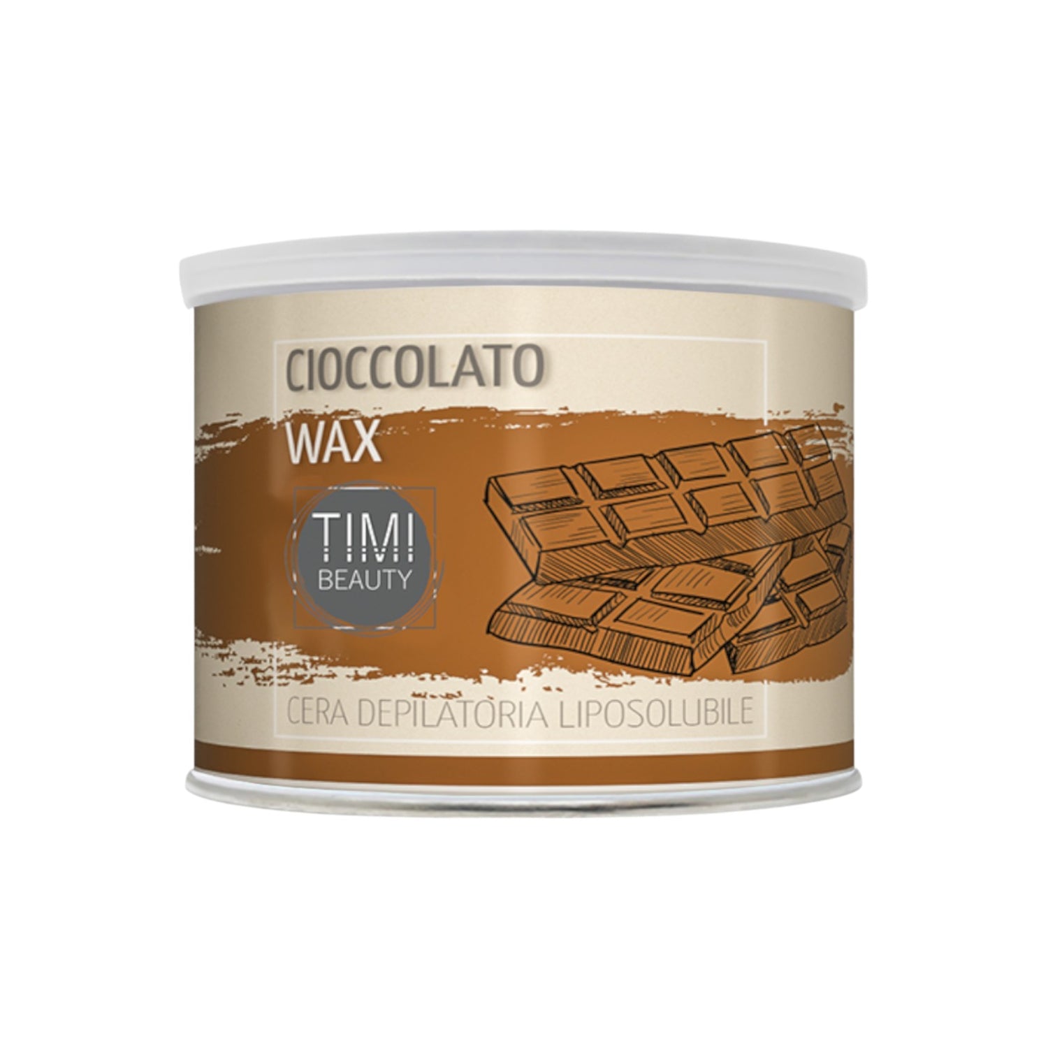 Cera epilazione liposolubile Cioccolato Wax vaso 400 ml