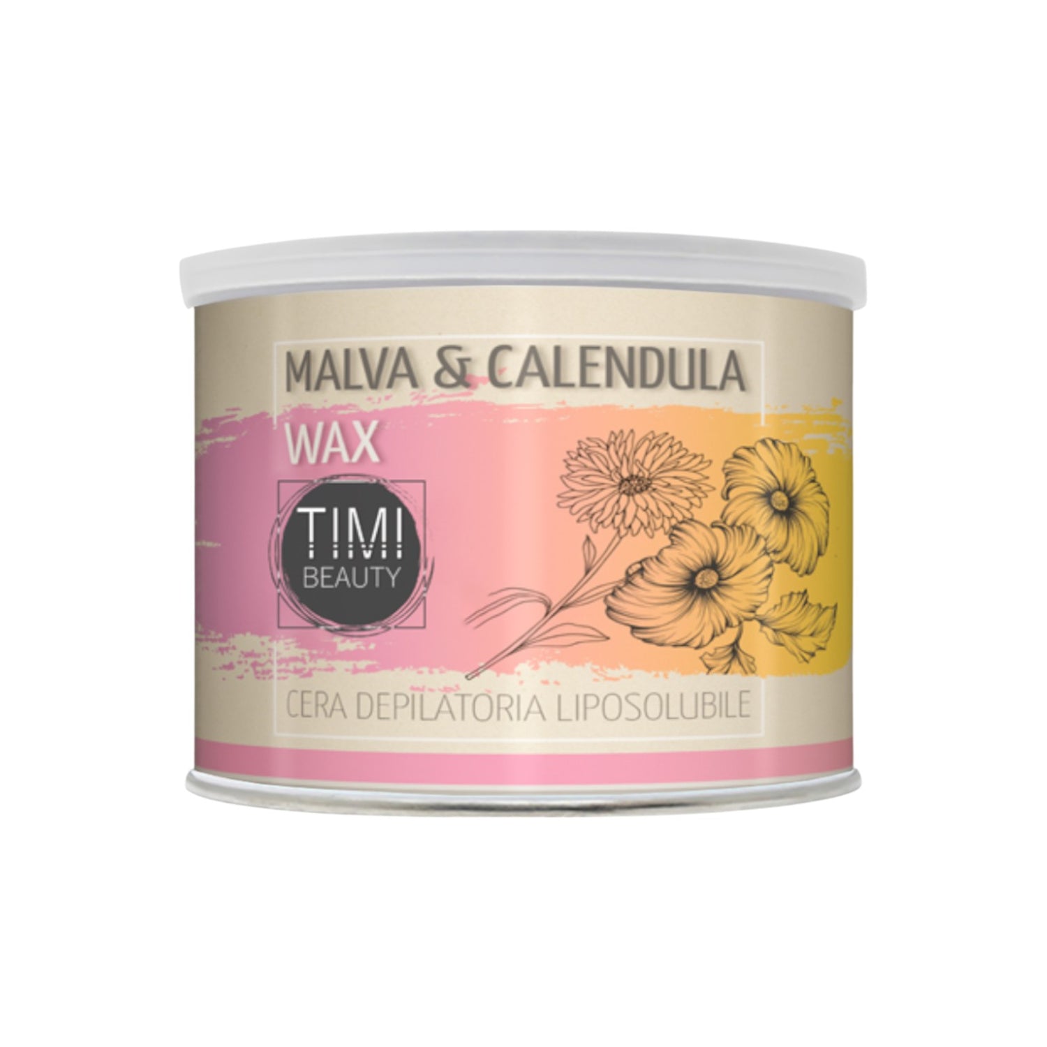 Cera epilazione liposolubile Malva e Calendula Wax vaso 400 ml