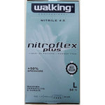 Guanti Nitroflex Plus Walking senza polvere misura Large 100 pz.
