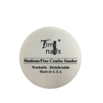 Timi Nails Medium/Fine Combo Sander lima tonda bianca