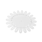 Display Ovale espositore per nail art trasparente