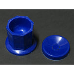 Vasetto per pulizia pennelli colore blu