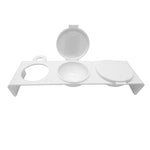 Vasetto semisferico 2 posti e foro portavasetto