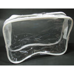 Astuccio rettangolare trasparente bordo bianco 6000274-01