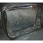 Astuccio rettangolare trasparente bordo nero 6000274-02