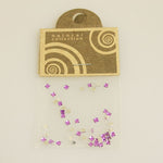 Brillantino quadrato lilla Natural Collection bustina