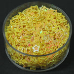 Decori ultrasottili stelle traforate giallo MY vasetto