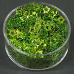 Decori ultrasottili stelle traforate verde MY vasetto