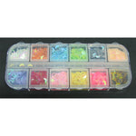 Decori per unghie luna 12 colori