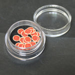 Decori per unghie ultrasottili rosa su sfondo beige Gimo cod. QS_2349