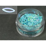 Decori ultrasottili occhio traforato celeste