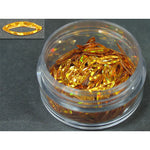 Decori ultrasottili occhio traforato oro multicolor