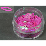 Decori ultrasottili occhio traforato rosa scuro