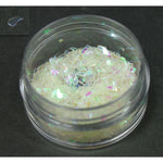 Decori ultrasottili virgole bianco cangiante