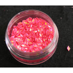 Decoro a rilievo diamante rosa fluo