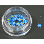 Decoro motivo asterisco 3D azzurro chiaro LP cod. 7037