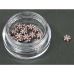 Decoro motivo asterisco 3D marrone scuro LP cod. 7036