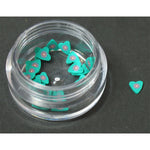 Decoro motivo cuore con fiore 3D verde LP cod. 7050