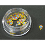 Decoro motivo goccia 3D giallo LP cod. 7055